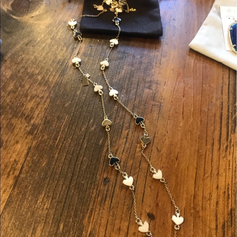 Kate Spade black and white necklace